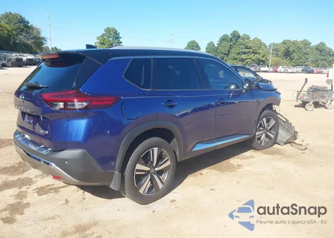 2021 Nissan Rogue Platinum Fwd из США, поврежденный, VIN JN8AT3DC1MW100665